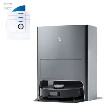 Best Buy Ecovacs deebot x1 omni robot vacuum and mop with self-empty and auto-clean station, 5000pa, bundle with empty dust bag offer