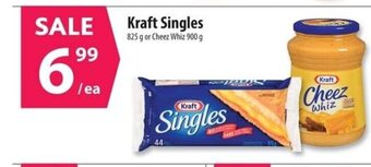 Co-op Kraft Singles 825 g or Cheez Whiz 900 g offer