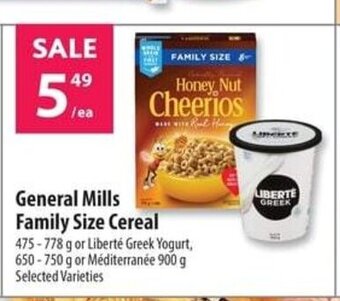 Co-op General Mills Family Size Cereal offer