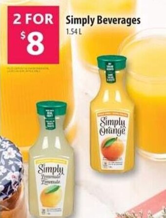 Co-op Simply Beverages offer