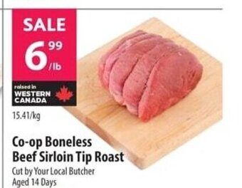 Co-op Boneless Beef Sirloin Tip Roast offer
