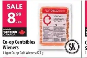 Co-op Centsibles Wieners 1 kg offer