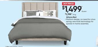 Sleep Country Athena bed offer
