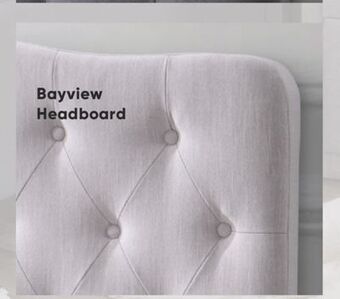 Sleep Country Bayview headboard offer