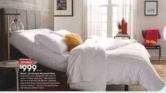 Sleep Country Bloom lift lifestyle adjustable base offer