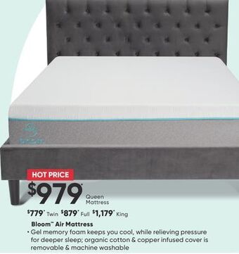 Sleep Country Bloom air mattress offer
