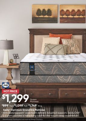 Sleep Country Sealy® optimum grand era mattress offer