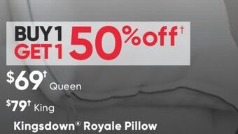 Sleep Country Kingsdown royale pillow offer