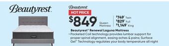 Sleep Country Beautyrest® renewal laguna mattress offer