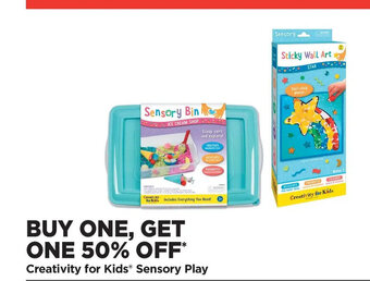 Michaels Creativity for Kids Sensory Play offer