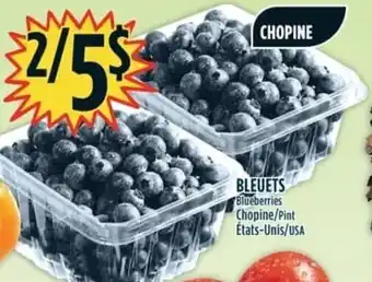 Marché Adonis Blueberries Chopine/Pint offer