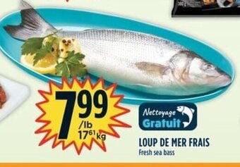 Marché Adonis Fresh sea bass offer
