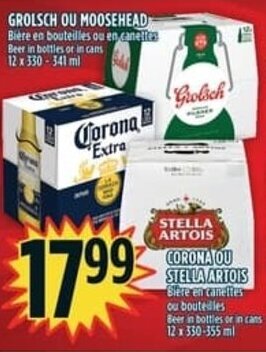 Marché Adonis CORONA OU STELLA ARTOIS offer