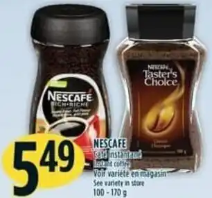 Marché Adonis NESCAFE Taster's Choice offer