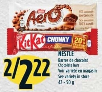 Marché Adonis NESTLE Chocolate bars offer