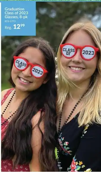 Party City Graduation Class of 2023 Glasses, 8-pk 855-1773 offer