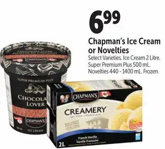 Family Foods Chapman's Ice Cream or Novelties offer