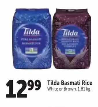 Family Foods Tilda Basmati Rice White or Brown. 1.81 kg. offer