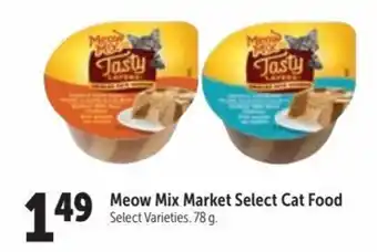 Meow Mix Market Select Cat Food Select Varieties. 78 g.