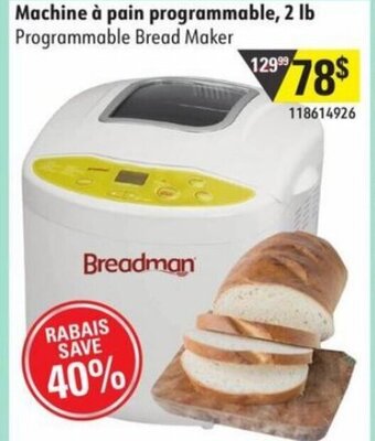 Sushi Shop Programmable Bread Maker offer