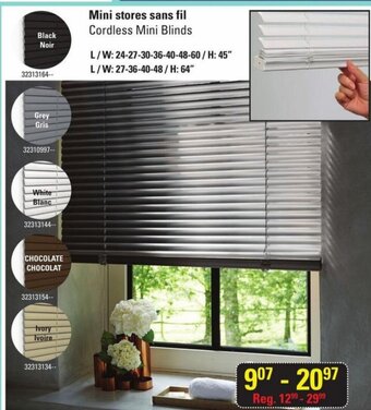 Sushi Shop Cordless Mini Blinds offer