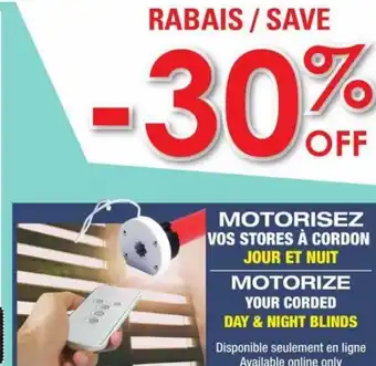 Sushi Shop MOTORIZE YOUR CORDED DAY & NIGHT BLINDS offer