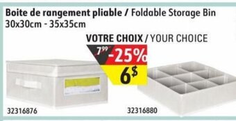 Sushi Shop Foldable Storage Bin 30x30cm-35x35cm offer