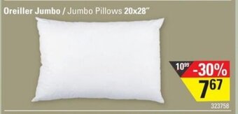 Hart Jumbo Pillows 20x28" offer