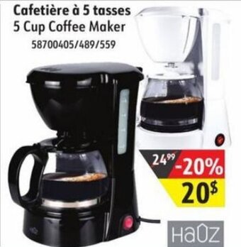 Sushi Shop 5 Cup Coffee Maker offer