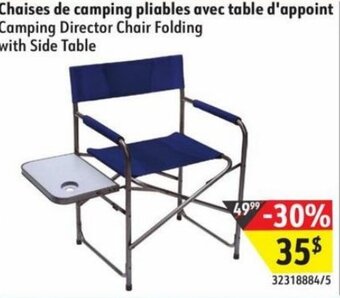 Sushi Shop Camping Director Chair Folding with Side Table offer