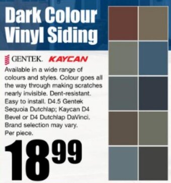 Timber Mart Dark Colour Vinyl Siding offer