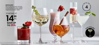 Stokes Mixology drinkware collection offer
