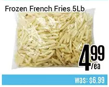 Nations Fresh Foods Frozen french fries offer