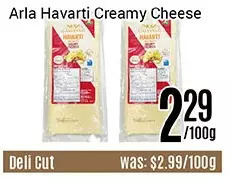 Nations Fresh Foods Arla havarti creamy cheese offer
