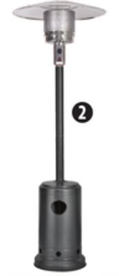 Canadian Tire Powder-coated steel propane patio heater, 46,000-btu offer