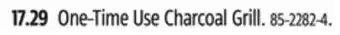 Canadian Tire One-time use charcoal grill offer