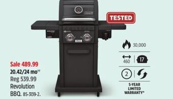 Canadian Tire Coleman revolution bbq offer