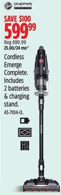 Canadian Tire Hoover cordless emerge complete offer