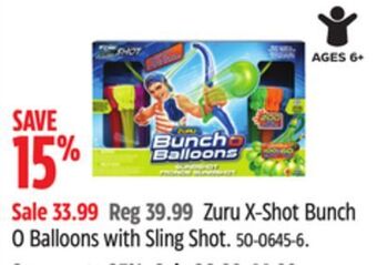 Canadian Tire Zuru x-shot bunch o balloons with sling shot offer
