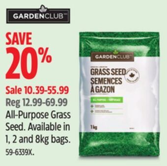 Canadian Tire Garden club all-purpose grass seed offer