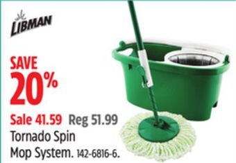 Canadian Tire Libman tornado spin mop system offer