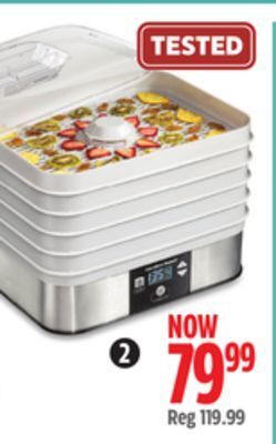 Canadian Tire Hamilton beach digital food dehydrator offer