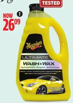 Canadian Tire Meguiars ultimate wash & wax, 1.42l offer