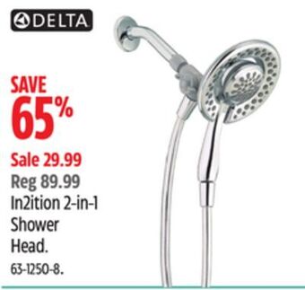 Canadian Tire Delta in2ition 2-in-1 shower head offer