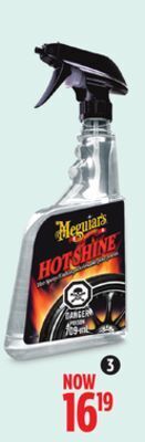 Canadian Tire Meguiar's hot tire shine spray, 710ml offer
