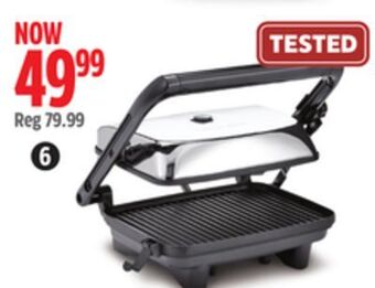 Canadian Tire Hamilton beach panini press offer