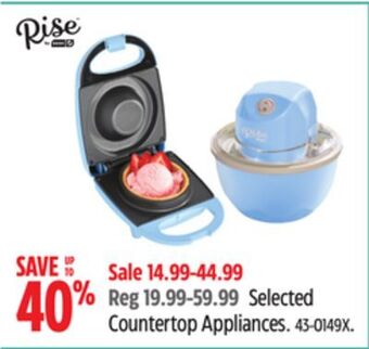Canadian Tire Rise selected countertop appliances offer