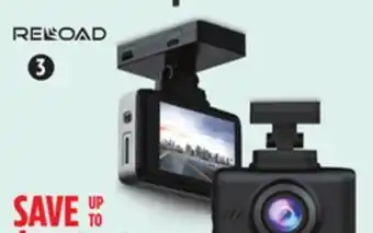 Canadian Tire Reload 1080p dash cam with a 2.35 ips screen and 16gb memory card, black offer