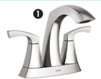 Canadian Tire Moen 2-handle bathroom faucet offer