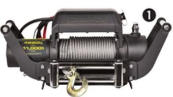 Canadian Tire Champion 11,000-lb truck winch with speed mount offer